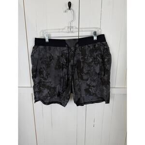 Lululemon Men's XL Athletic Shorts Black/Gray Nylon New